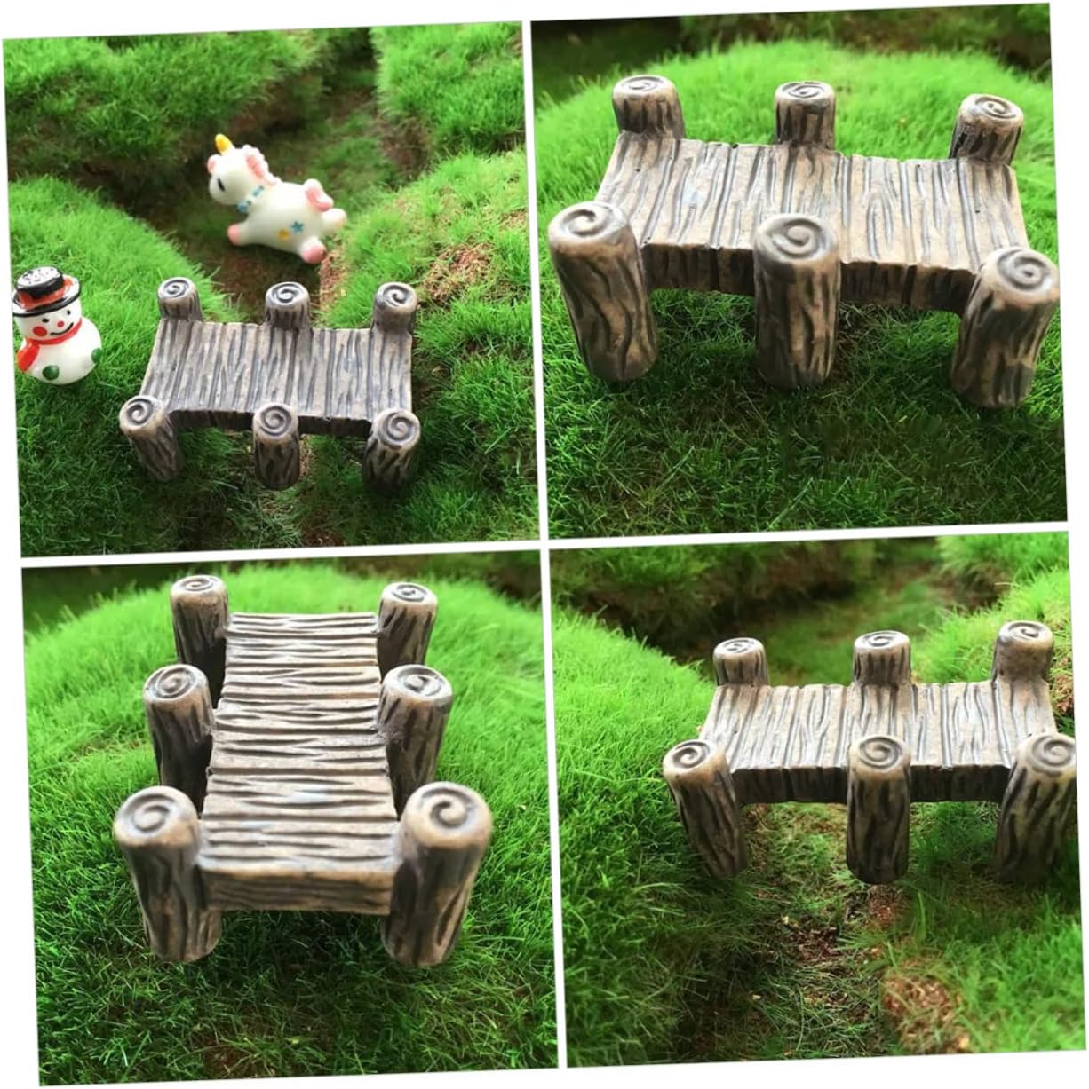 UKCOCO 10pcs Bridge Accessory Miniature Garden Decorations Bridge Model Landscape Decoration