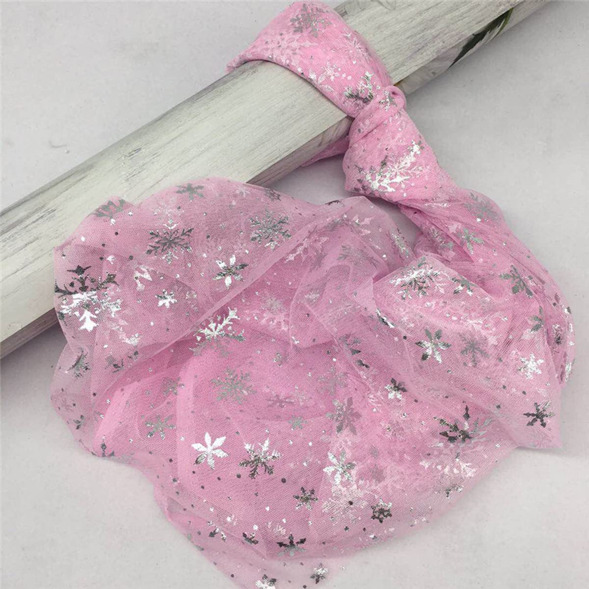 Tessuto Tulle Con Glitter A Fiocco Di Neve – 150x100 Cm – Blu Cielo – Fibra Poliestere Con Paillettes – Per Abiti Da Sposa, Tutù E Decorazioni Fai Da Te
