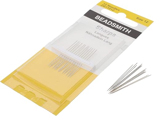 Sharps Beading Needles -Size 12, 12 Pack-12 Shorts