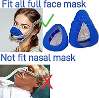 Vista 3 de CPAP Mask Liners covers Compatible with Full Face Masks Comfortable Soft and Breathable Mask Covers