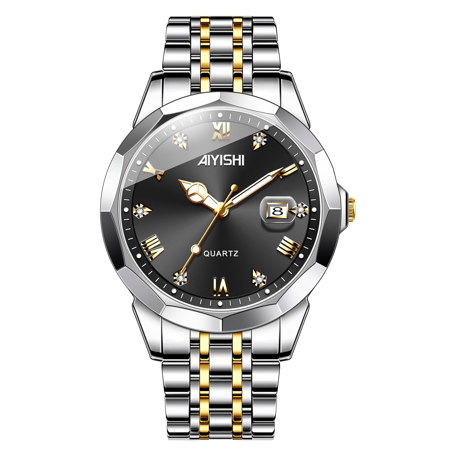 Watches for Mens Waterproof Watch Black