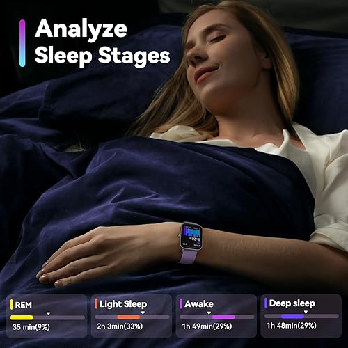 Miniatura 5 de ENOMIR Reloj inteligente para mujer y hombre de color