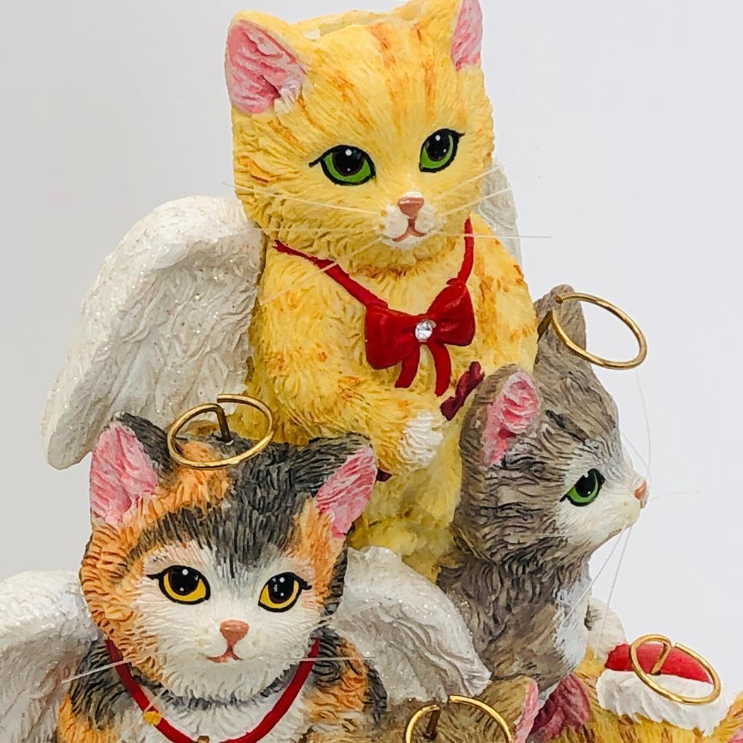 【ネコ 天使たちの クリスマスツリー】★ライトアップ　子猫てんこ盛り ※訳ありA Amazon.co.jp: ネコ 天使たちの クリスマスツリー☆ライトアップ