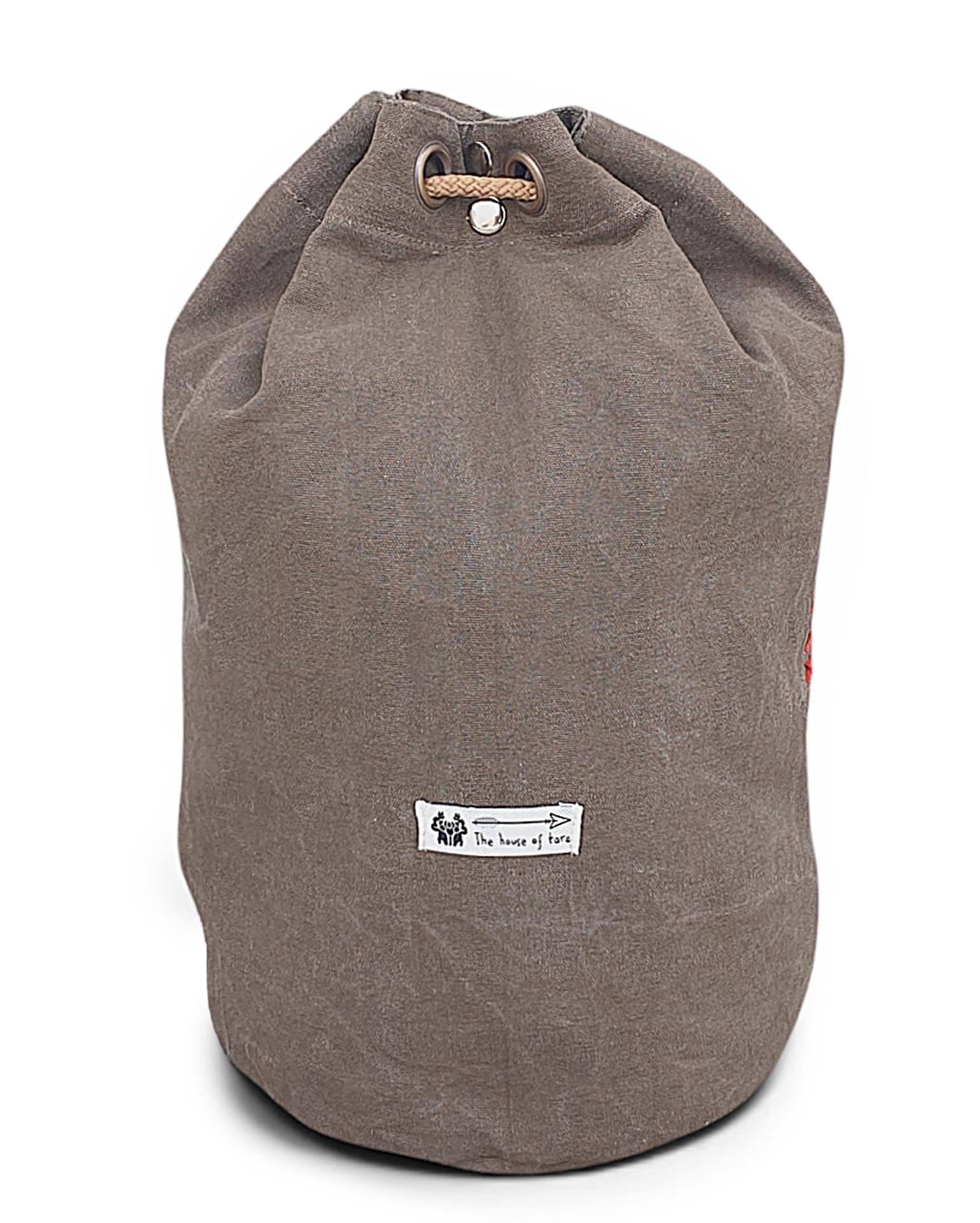 Distressed Canvas Backpack/Rucksack for Unisex | 20 Litres | Casual Cotton Bag with Spacious Compartment & Drawstring Strap | Suitable for Everyday Essentials-image-17