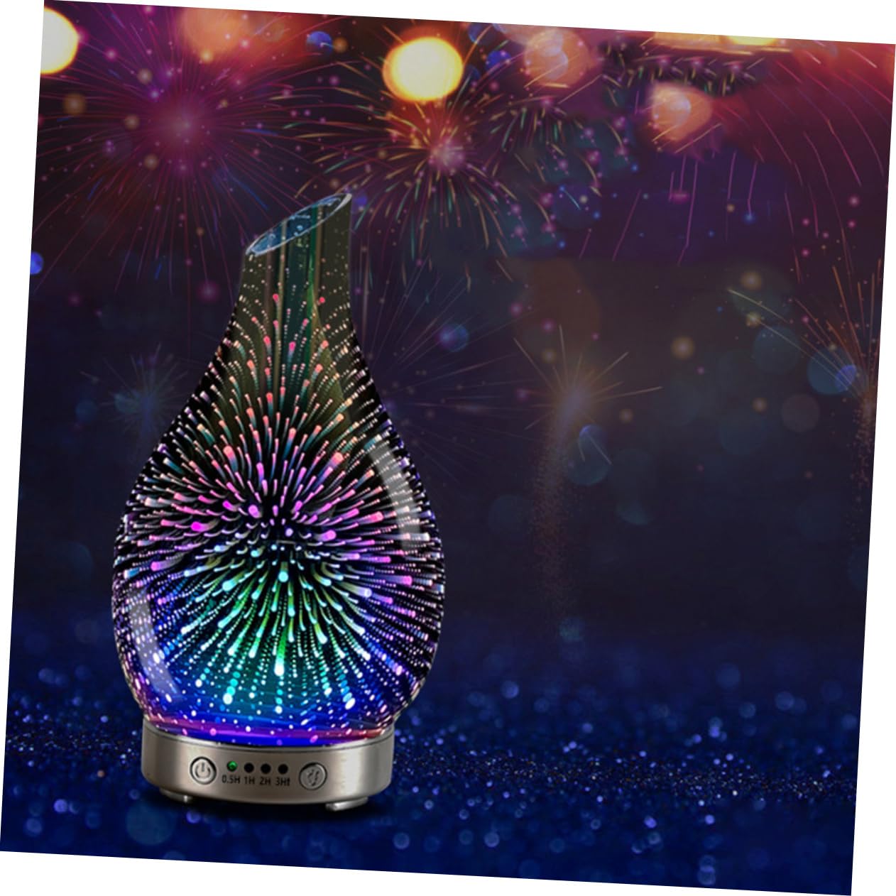 COLLBATH Diffusore Di Aromaterapia 3d Luce Notturna E Umidificatore Per Casa Silenzioso E Elettrico