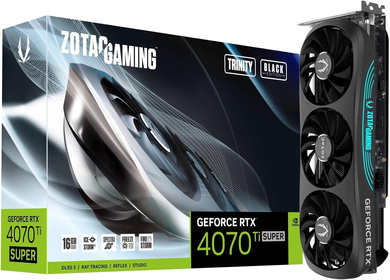 ZOTAC ZOTAC GAMING GeForce RTX 4070 Ti SUPER Trinity Black Edition 