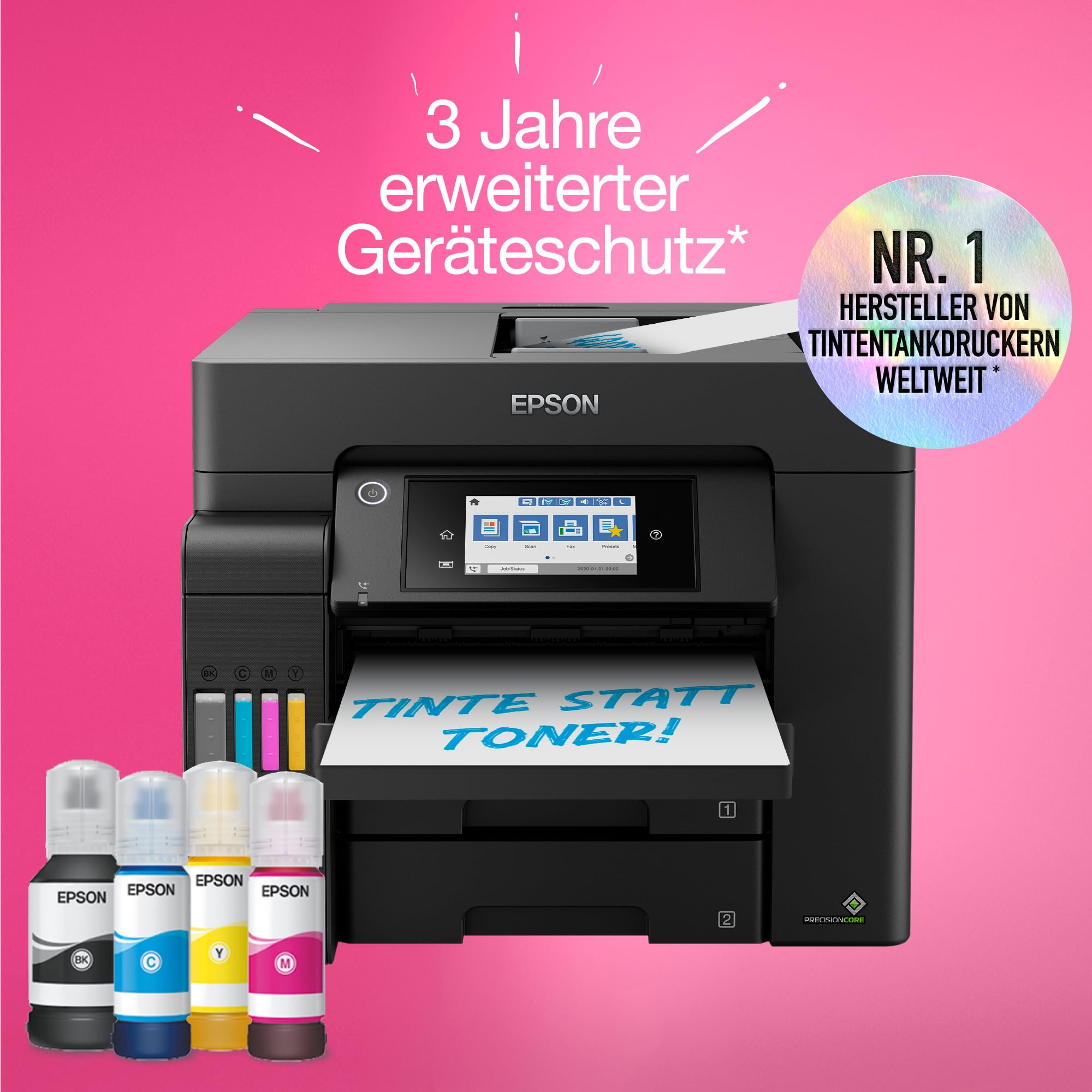 Epson EcoTank ET-5805 DIN-A4-Multifunktions-Wi-Fi-Tintentankdrucker mit Fax – Bild 4