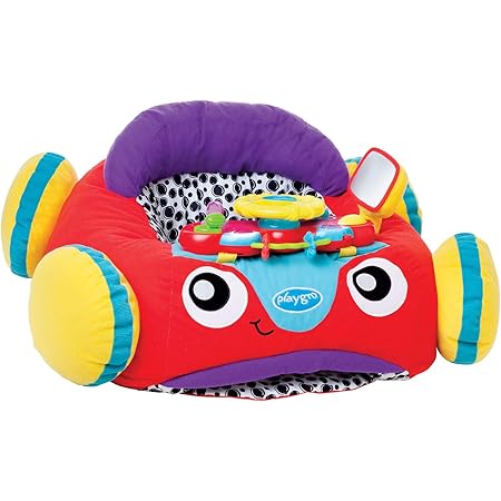 Playgro Voiture En Peluche Avec Volant Musique Et Effets Lumineux A Partir De 6 Mois Music And Lights Comfy Car Multicolore Amazon Fr Jeux Et Jouets