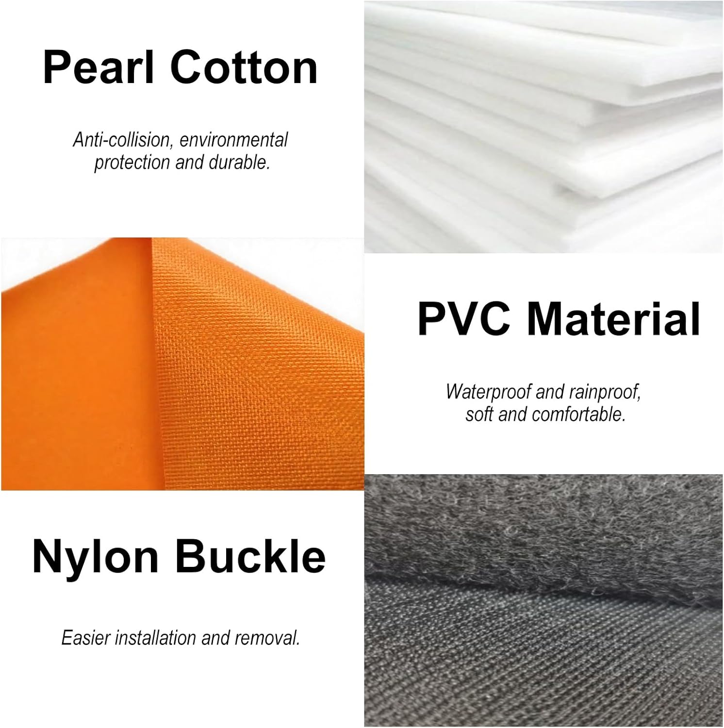 Square Column Protection Pad with A Side Length of 15 18cm, Pillar Anti-Collision Pad for Garage Playground Basketball Court Gym(L-15cm Pole)