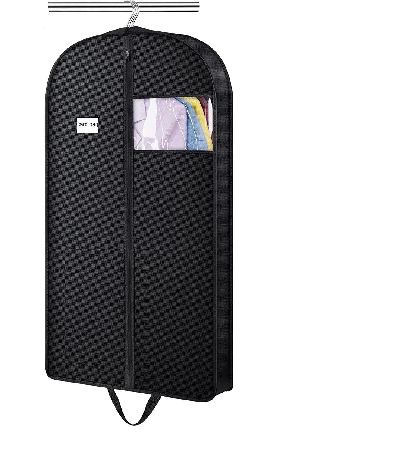 Bolsa De Traje Bolsa De Ropa Con Fuelle De 3,9 Pulgadas Para Viajes Y Almacenamiento Con Cremallera, Asas De Transporte Para Trajes, Vestidos, Abrigos, Paquete De 5 Para Almacenamiento De Vestidos(Gar