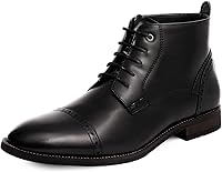 Vista 1 de Bruno Marc Botines de vestir para hombre, botas Oxford con punta de casquillo