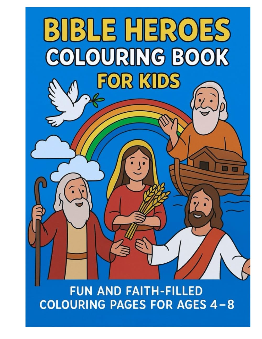 Bible Heroes Colouring Book for Kids