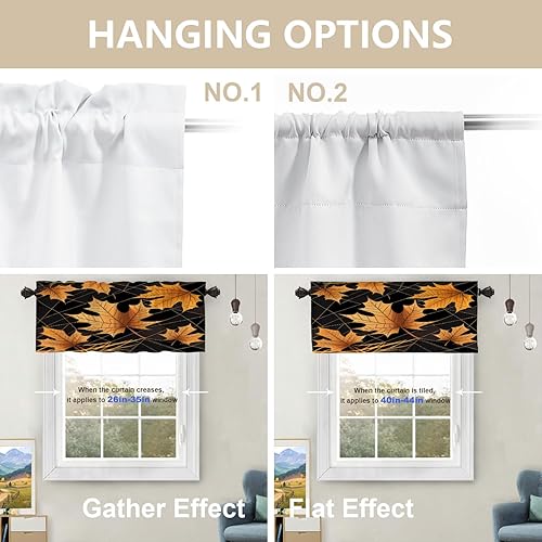 Miniatura 1071 de Cenefas de cocina modernas con patrón de cobre marrón dorado para ventanas, cenefas opacas abstractas de marcas de arañazos y cortinas opacas