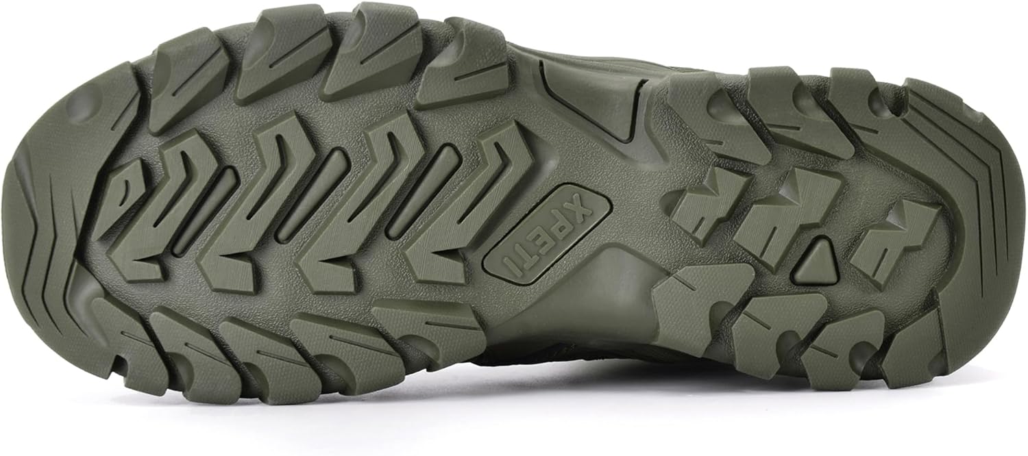 XPETI DUTY Men's XPETI-FORCE 8'' Leather Military Boots Waterproof Tactical Boots