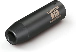 TEKTON 1/2-Inch Drive 21mm Deep Socket – 6-Point Chrome – SHD23121
