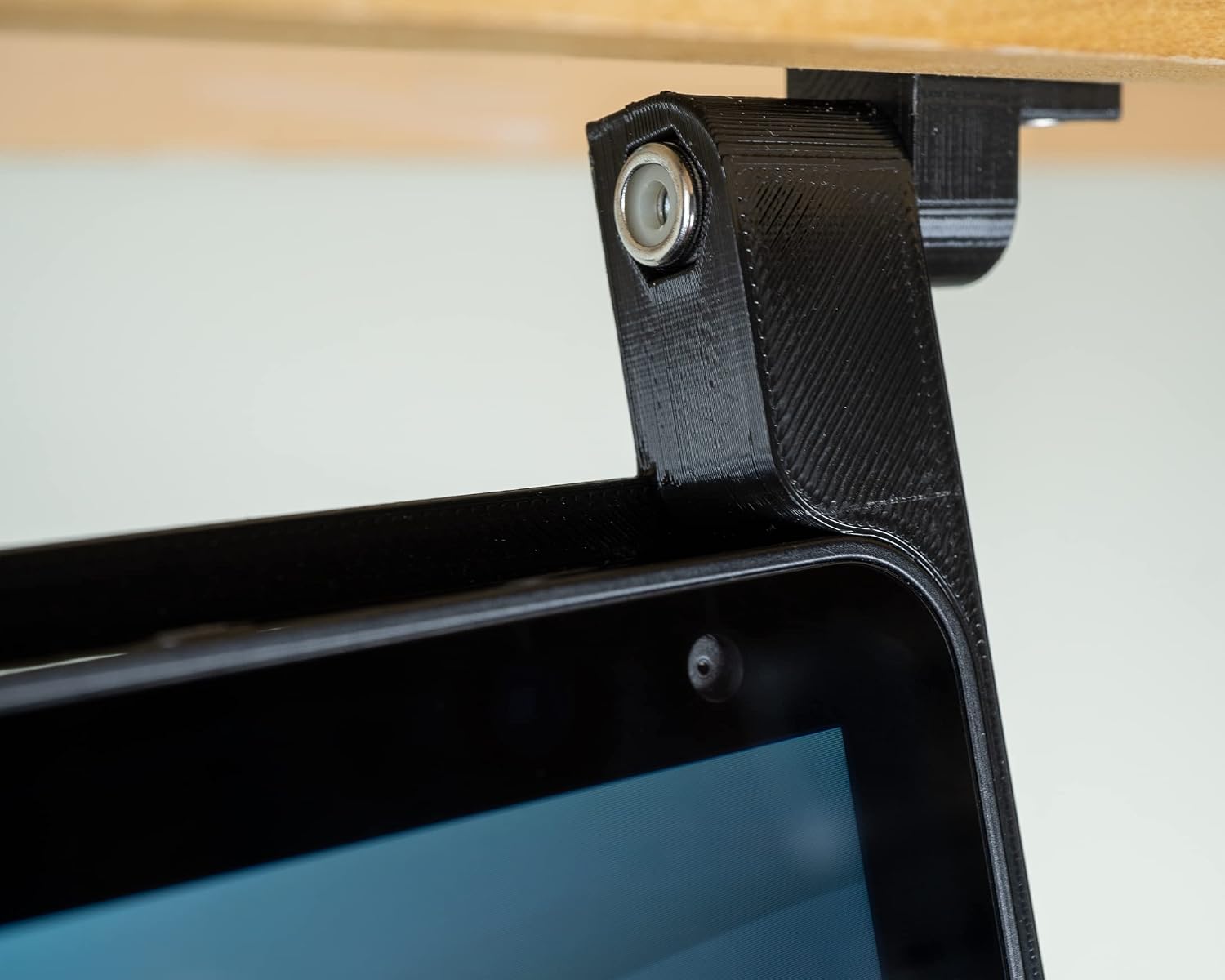 Echo Show 5 Under Cabinet Kitchen Mount Bracket for Amazon Alexa Devices | 1st and 2nd Gen Compatible | All Hardware Included (Black) | NOT Compatible with Echo Show 8
