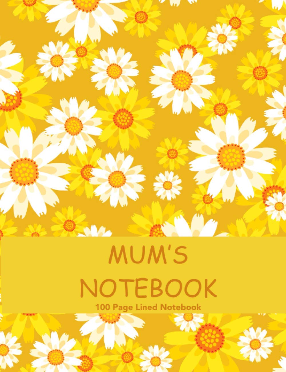 MUM'S NOTEBOOK: MUM'S PERSONALISED 100 PAGE LINED NOTEBOOK
