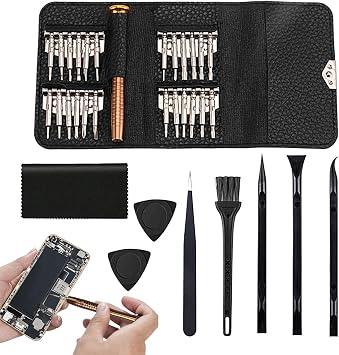 Electronic Repair Tool Set, Screwdriver Set for Electronics, Small Tool Kit for Repairs, Phone Repair Screwdriver Kit, Precision Tools for Eyeglass Repair, Multi-Function Screwdriver Set