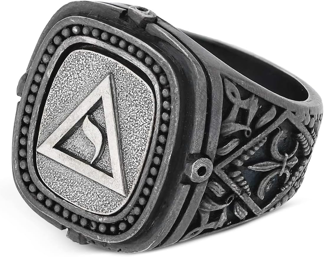 Yod Masonic Ring, Custom Yod Mason Ring, Lodge of Perfection Signet Ring, Handmade Masonic Ring for Men, 14th Degree Mason Ring