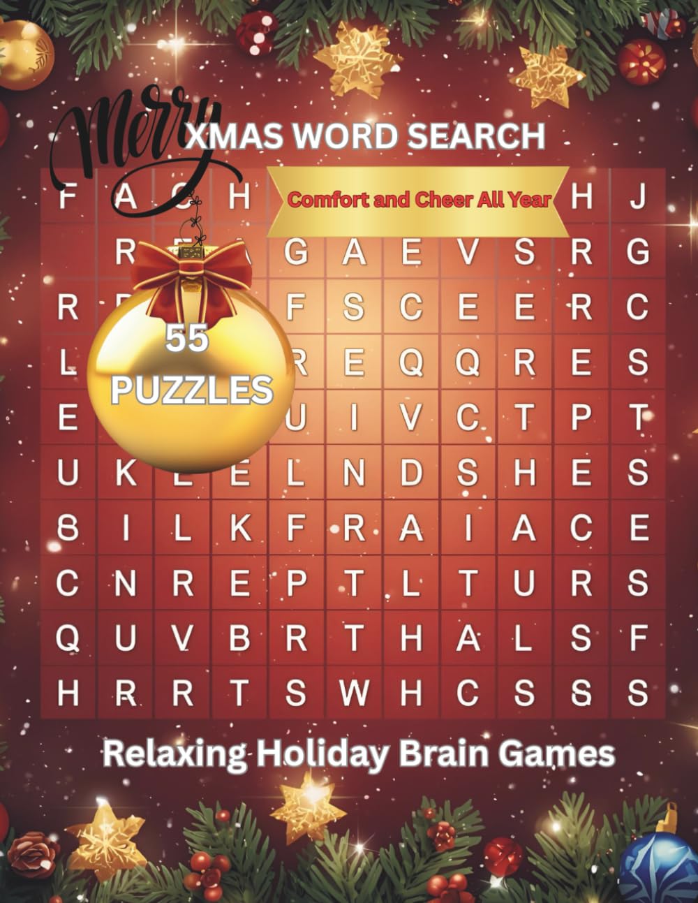 MERRY XMAS WORD SEARCH: COMFORT AND CHEER ALL YEAR