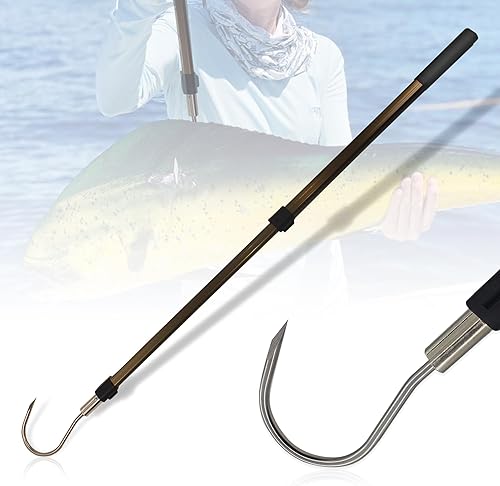 Caña de pescar telescópica con dientes de 1~5, arpón de pesca de mar y hielo con barbas, lanza de pesca para caza de peces, ranas, topos Gancho