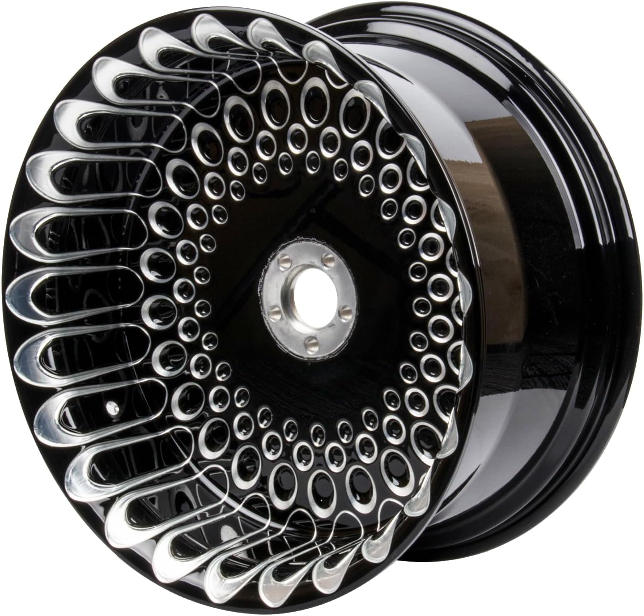 18" x 8.5" Rear Wheel Rim for '18-later Softail Fat Boy Breakout FLFB FLFBS CNC Hole Black Forged Wheel Hub Pre-installed Tubeless Aluminum Wheel Stock Replacement Parts(18x8.5 Rear)