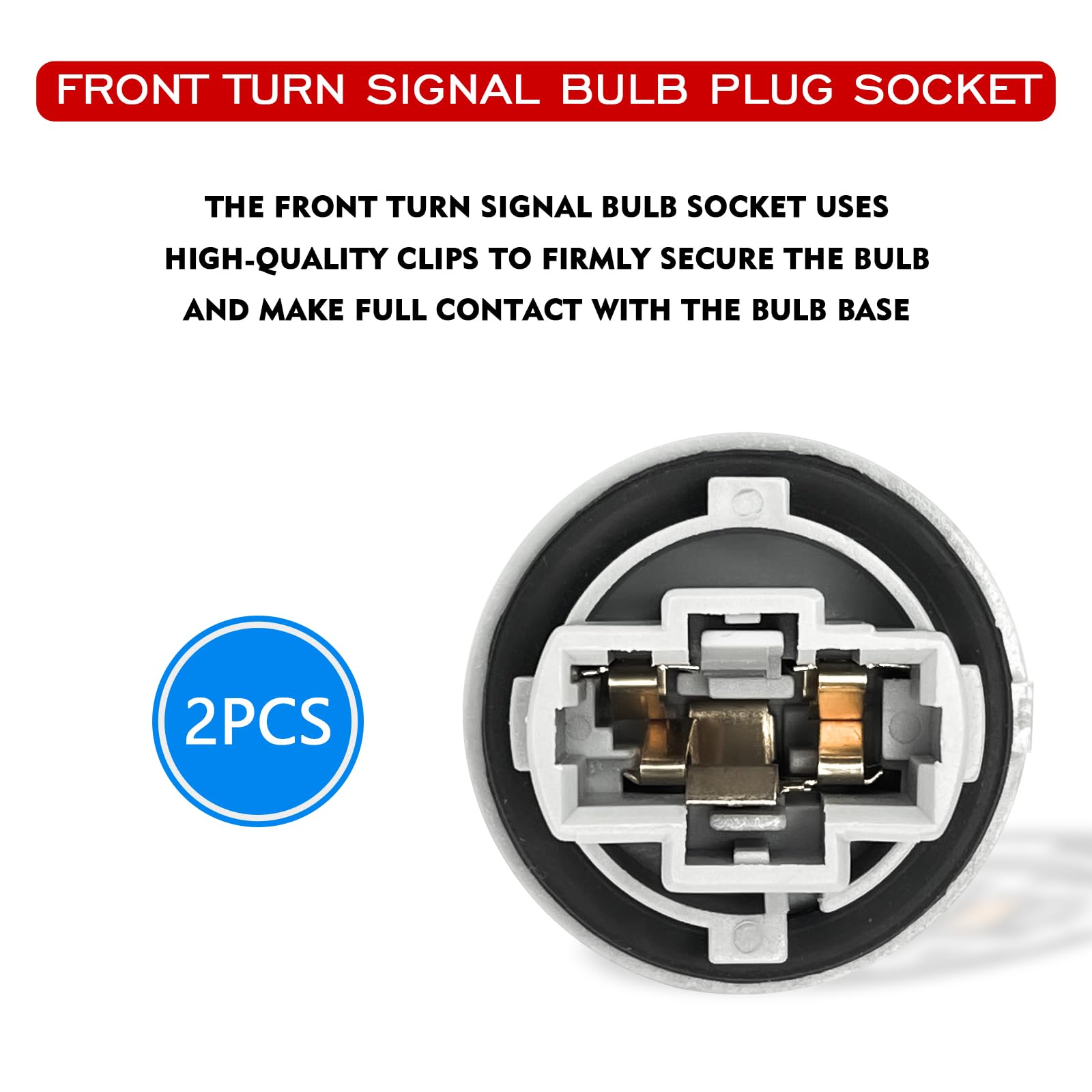 Lot De 2 Douilles Pour Clignotants Avant 90075-60060 9007560060 Compatibles Avec Toyota Tacoma Tundra Sequoia Corolla (2