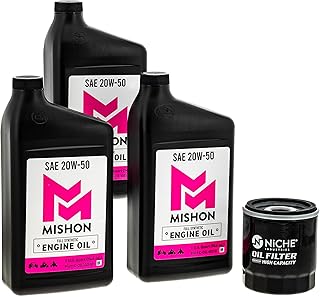 MISHON Engine Oil Change Kit for Harley-Davidson Iron Sportster 883 Super Low Forty Eight