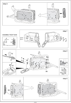 Tool Box For BMW R1250gs R1200gs Lc & Adv Adventure All Years 2012 For R 1200 Gs Left Side Bracket Aluminum