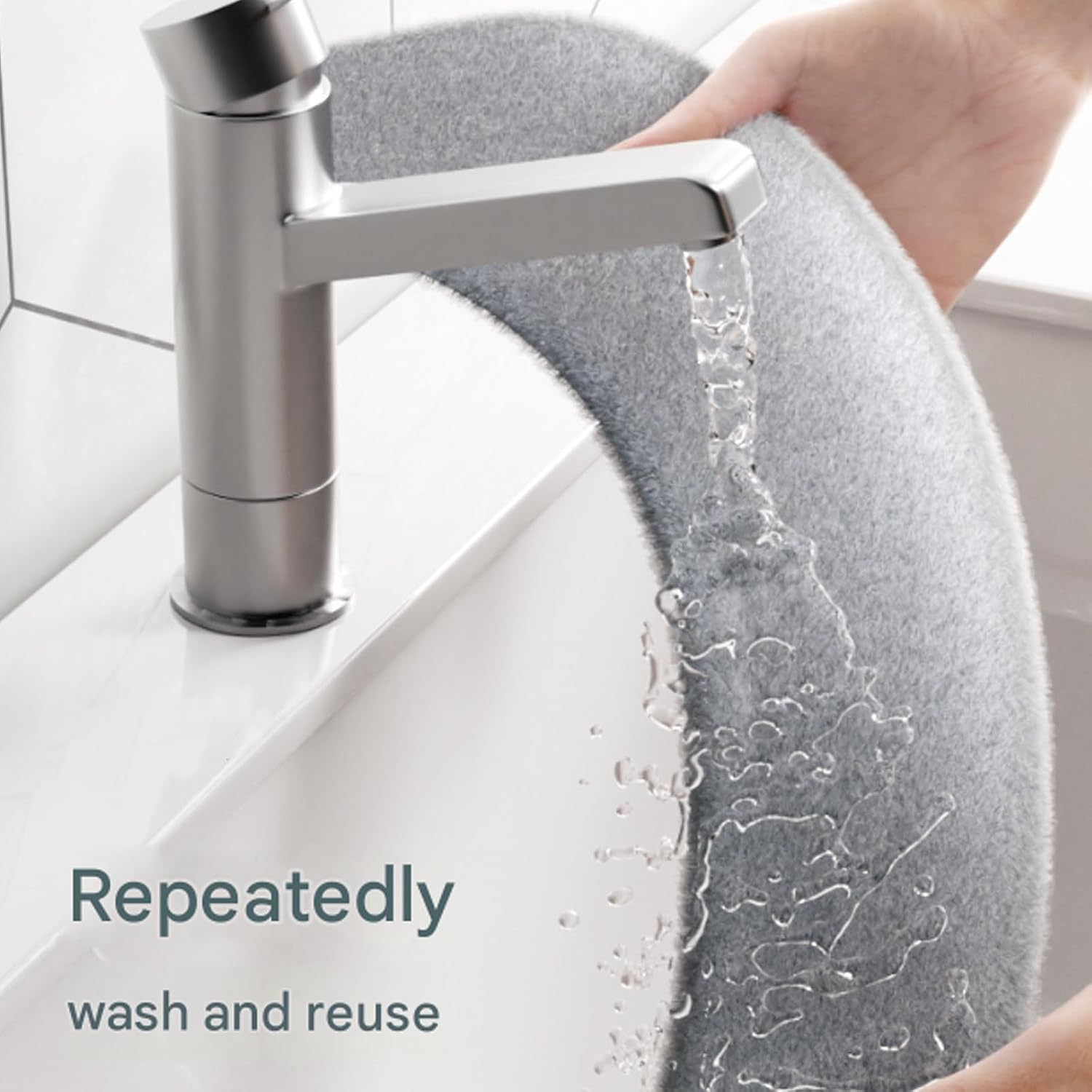 Thick Warm Toilet Seat Cover Warm Flannel and Easy Adhesive Cushion for Home Bathroom Use Cushion