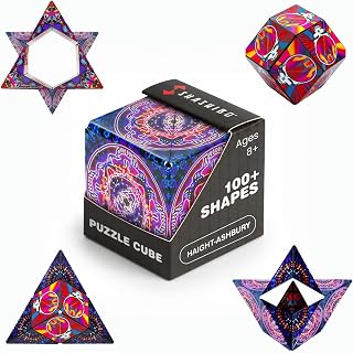 Shashibo Grateful Dead Magnetic Puzzle Cube, Stress Relief Fidget Toy