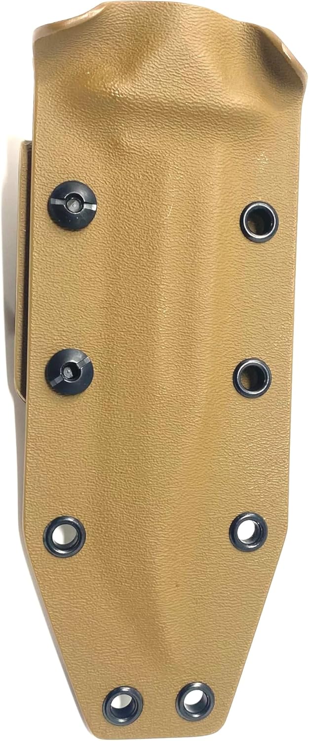 Valhalla Custom Kydex Sheath Ka-bar 1217 Fighting Knife COYOTE BROWN Two Piece