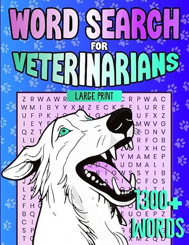 Word Search for Veterinarians: Gift for Veterinarians &amp; Vet Students