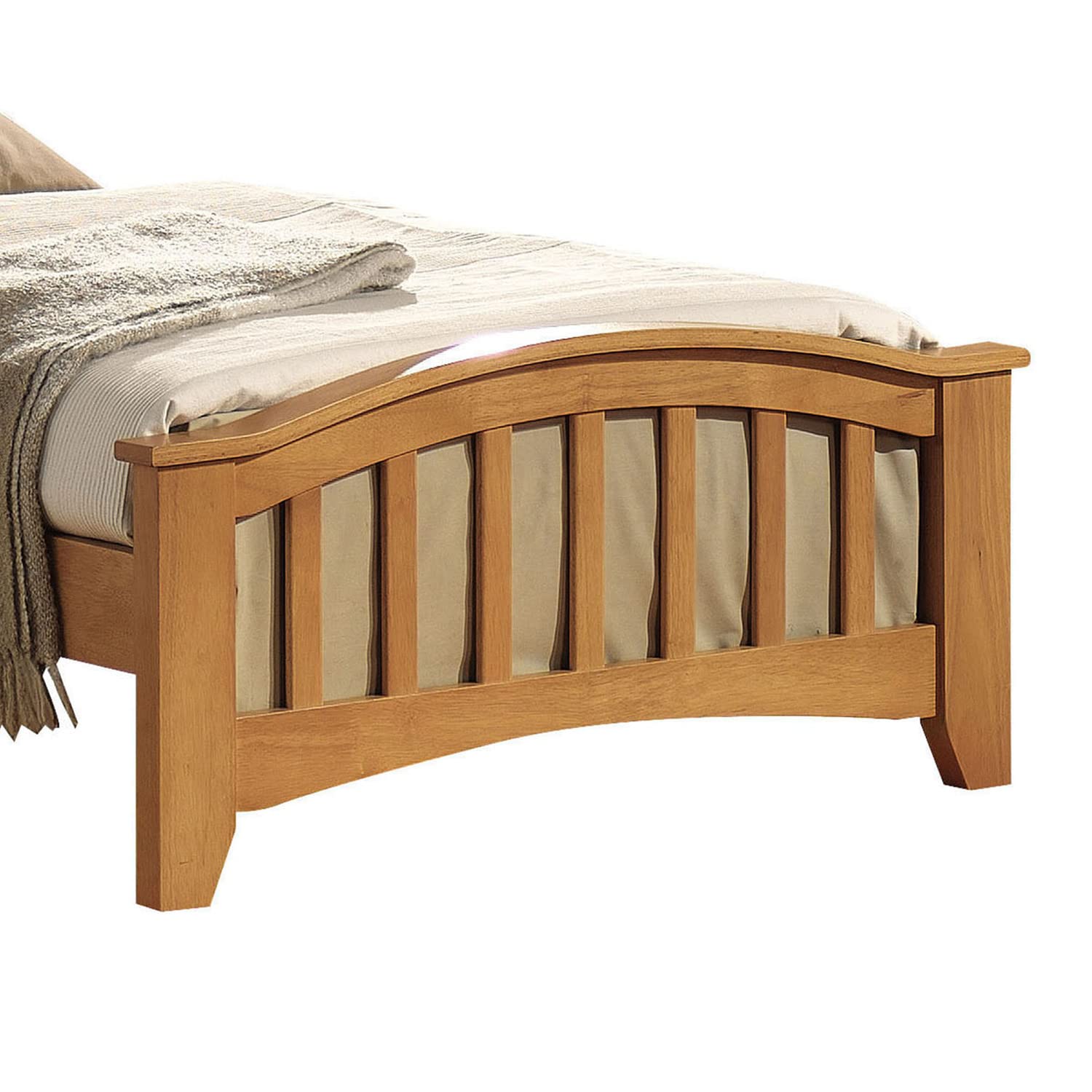 Amazon｜Benjara ミッションスタイル 木製 ツインベッド アーチ型