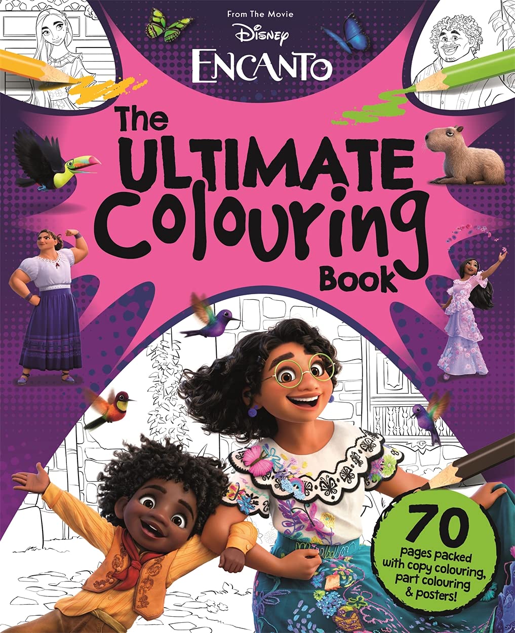 Disney Encanto: The Ultimate Colouring Book: From the Movie Paperback – 21 Nov. 2021