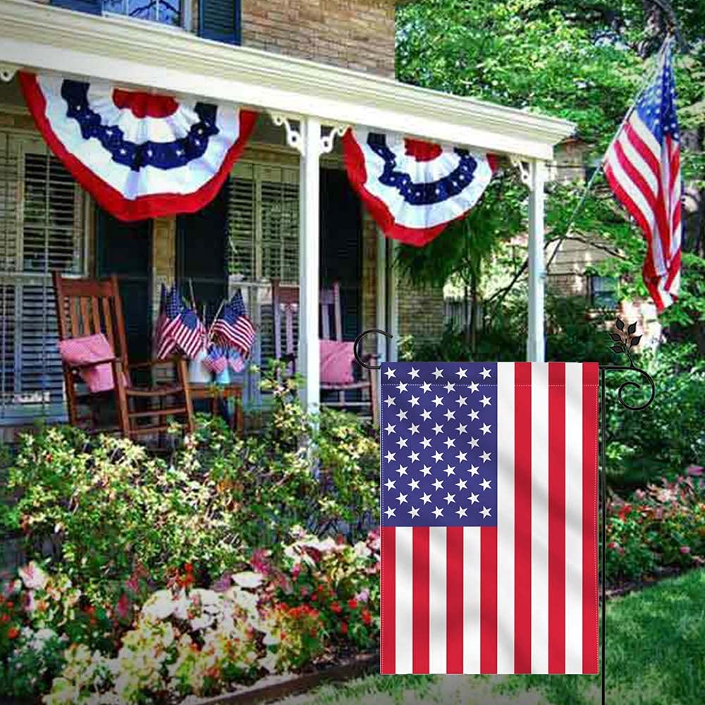 American Flag Garden Flag US Double-Sided Flag 4th of July Yard Outdoor Decorations