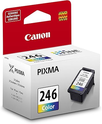 Canon CL-246 Genuine Color Ink Cartridge, Compatible with iP2820, MG2420/2924/2920/3020/2522/2525, MX492, TS3120/302/302a/202/202a/4520/3320