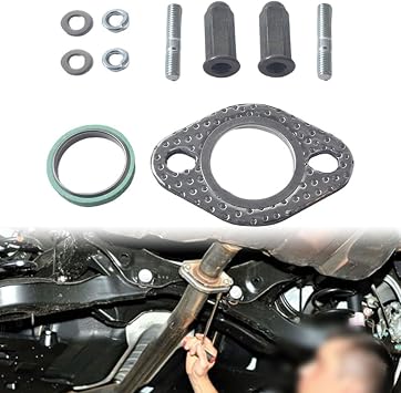 Engine Exhaust Pipe Screw Kit,For GY6 QMB139 Engines For 50cc 70Cc 90Cc 110Cc 125Cc 150Cc Scooters ATV Go-kart Mopeds 4X4 ATVs Exhaust Bolt Nut Washer Muffler Gasket Kit
