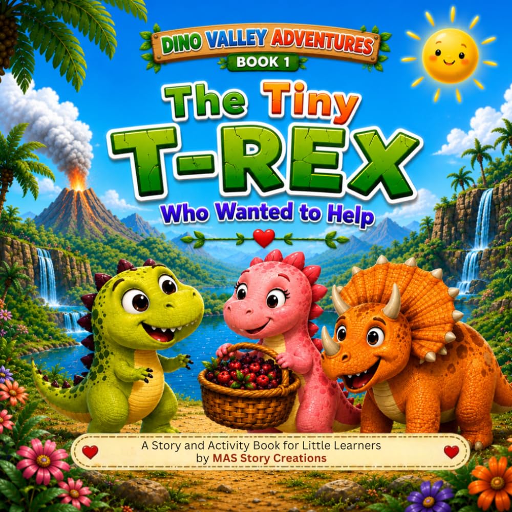 The Tiny T-Rex Who Wanted to Help: A Story About Kindness, Helping, and Friendship (Dino Valley Adventures)