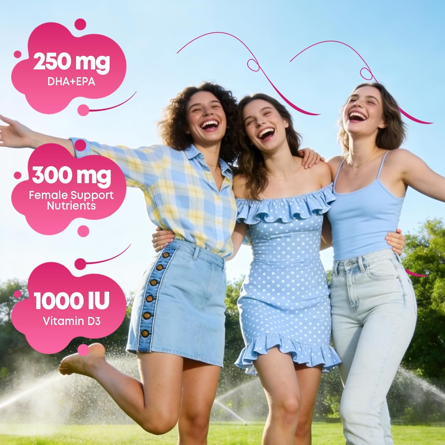 180 Count Women's Multivitamin Gummy, Methylated Multivitamin for Women Gummies, Sugar Free Daily Vitamin with Iron, Omega 3, Biotin for Beauty, Immune, Hair & Skin - Vegan, Mixed Berry Flavor