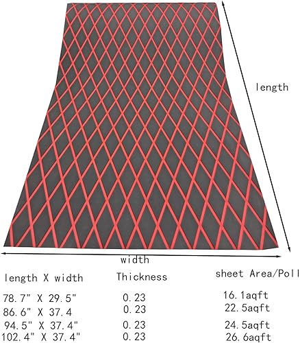 Miniatura 3 de Suelo de lancha de espuma EVA, para cubierta de lancha, autoadhesivo, de teca sintética, tapete antideslizante para cubierta de lancha, yate, lancha