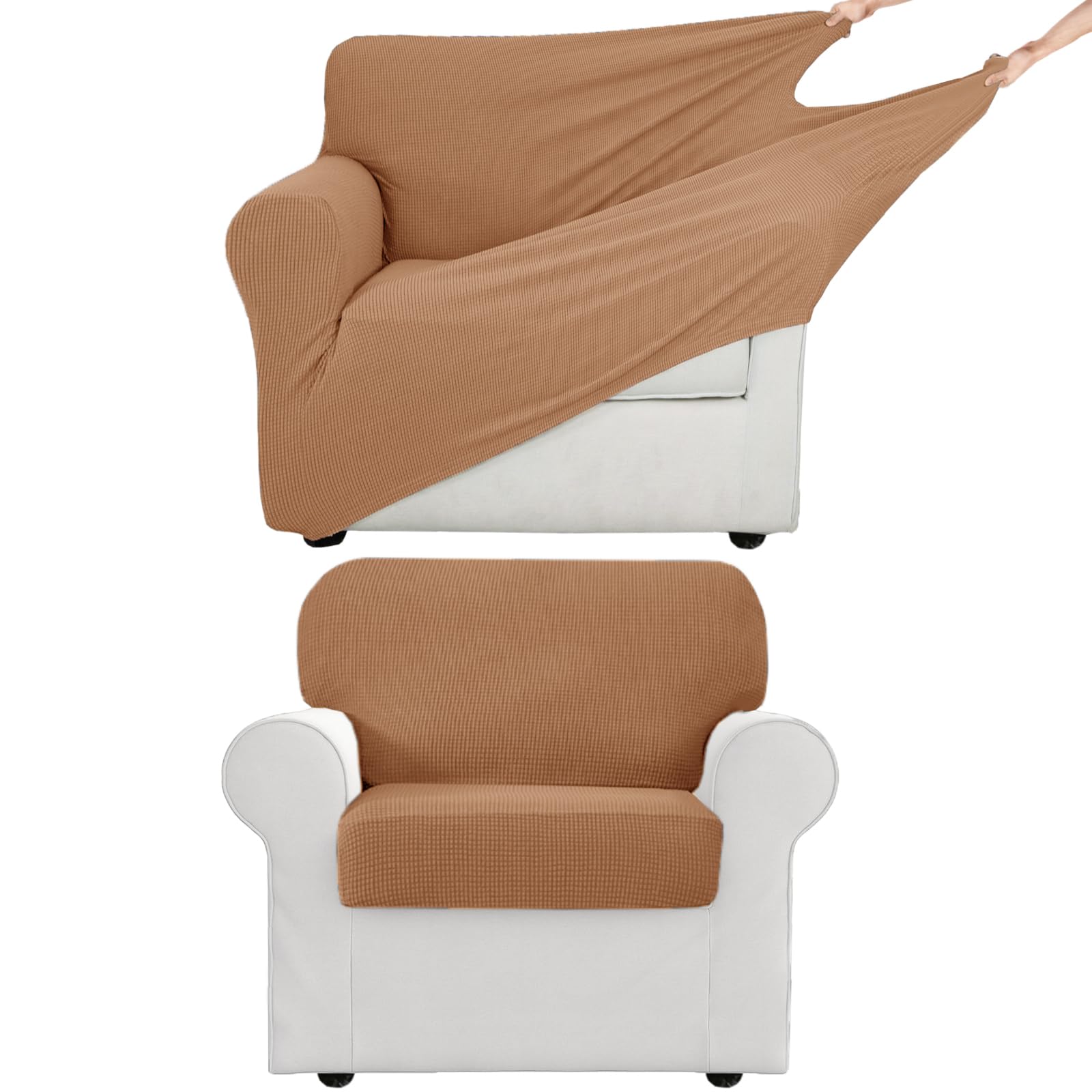 Housse de canapé élastique pour salon familial et décoration