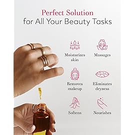 Leven Rose Jojoba Oil, Pure Cold Pressed Natural Unrefined Moisturizer for Skin Hair and Nails 16 Fl. oz