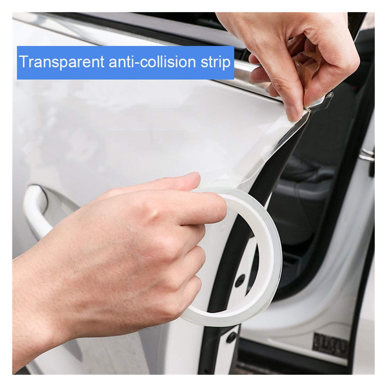 Autofolie,Car Wrapping Folie Freier Transparenter Schützender Film-Auto-Tür-Edge-Auto-Körper-Kratzer-Schutz-Auto Farbe Anti-Kratzer-Schutz-Aufkleber Nano-Tape (Color : 20cm x 10m)