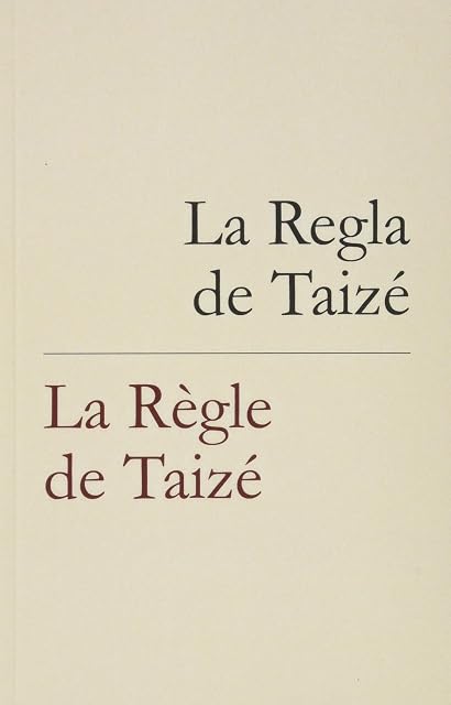 Portada de La Regla de Taizé