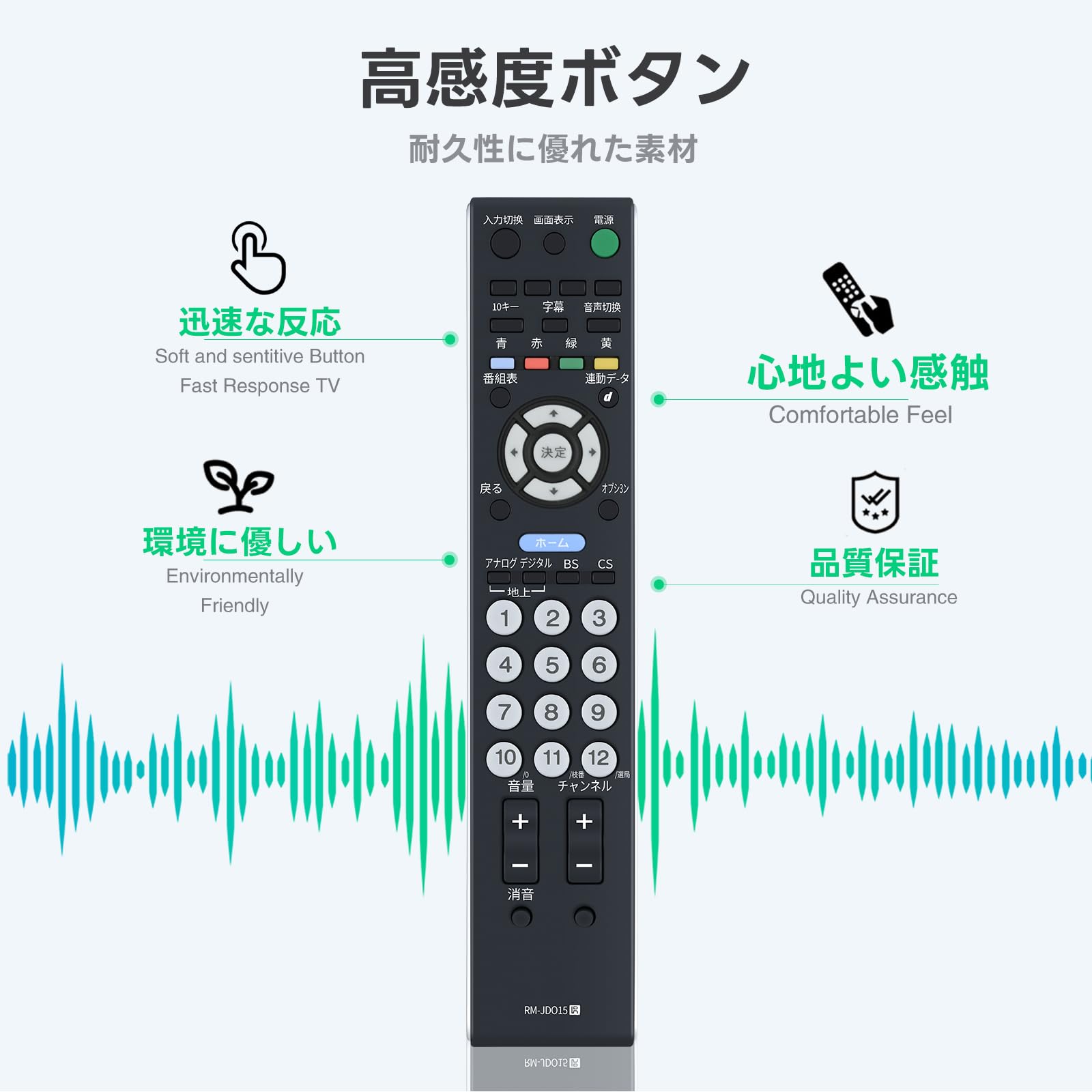 Amazon | テレビリモコン RM-JD015 for ソニーリモコン ソニーテレビ Amazon | テレビリモコン RM-JD015 for ソニーリモコン ソニーテレビ