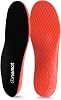riemot Fitness Running Insoles for Men Comfortable Arch Support Inserts Plantar Fasciitis Relief Insole Cushioning Athletic Gel Insert for Sneakers,Hiking Shoes Black US11.5 EU44.5