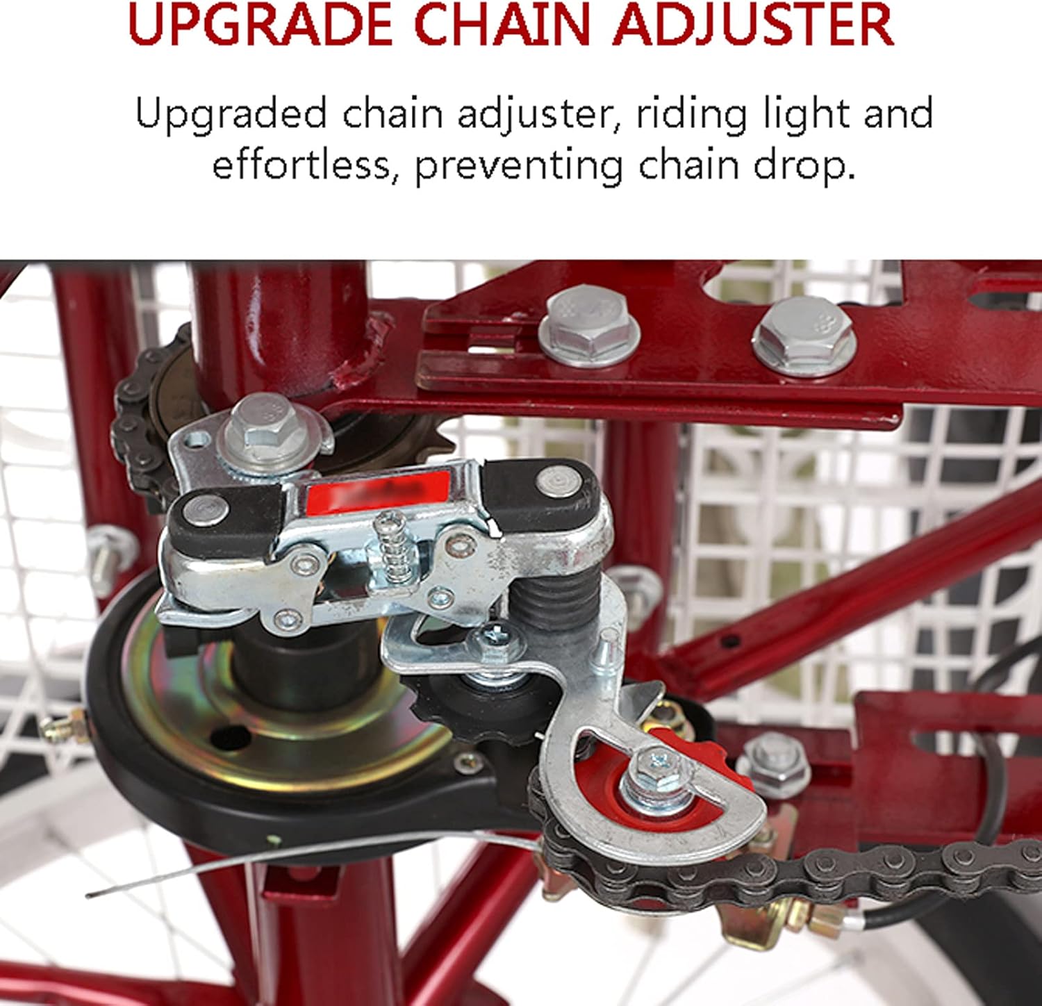 Adult Tricycle Three Wheel Bike Comfort Bicycles 20inch Three Wheel Cruiser Bike with Shopping Basket for Recreation Shopping Picnics Exercise Men's Women's Cycling Pedalling