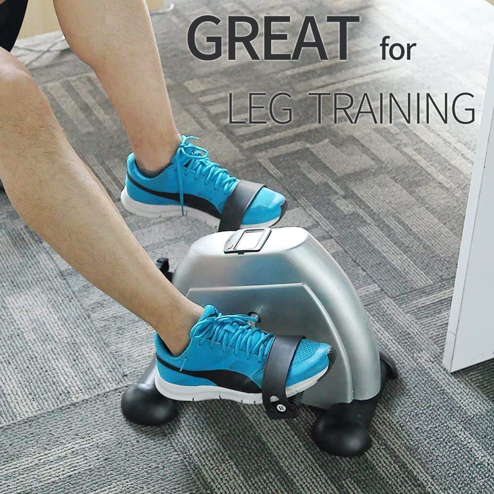 Trenażer rowerowy fitness z czujnikiem tętna dłoni, sprzęt sportowy, idealny trener cardio, składany, do użytku domowego, różne poziomy oporu