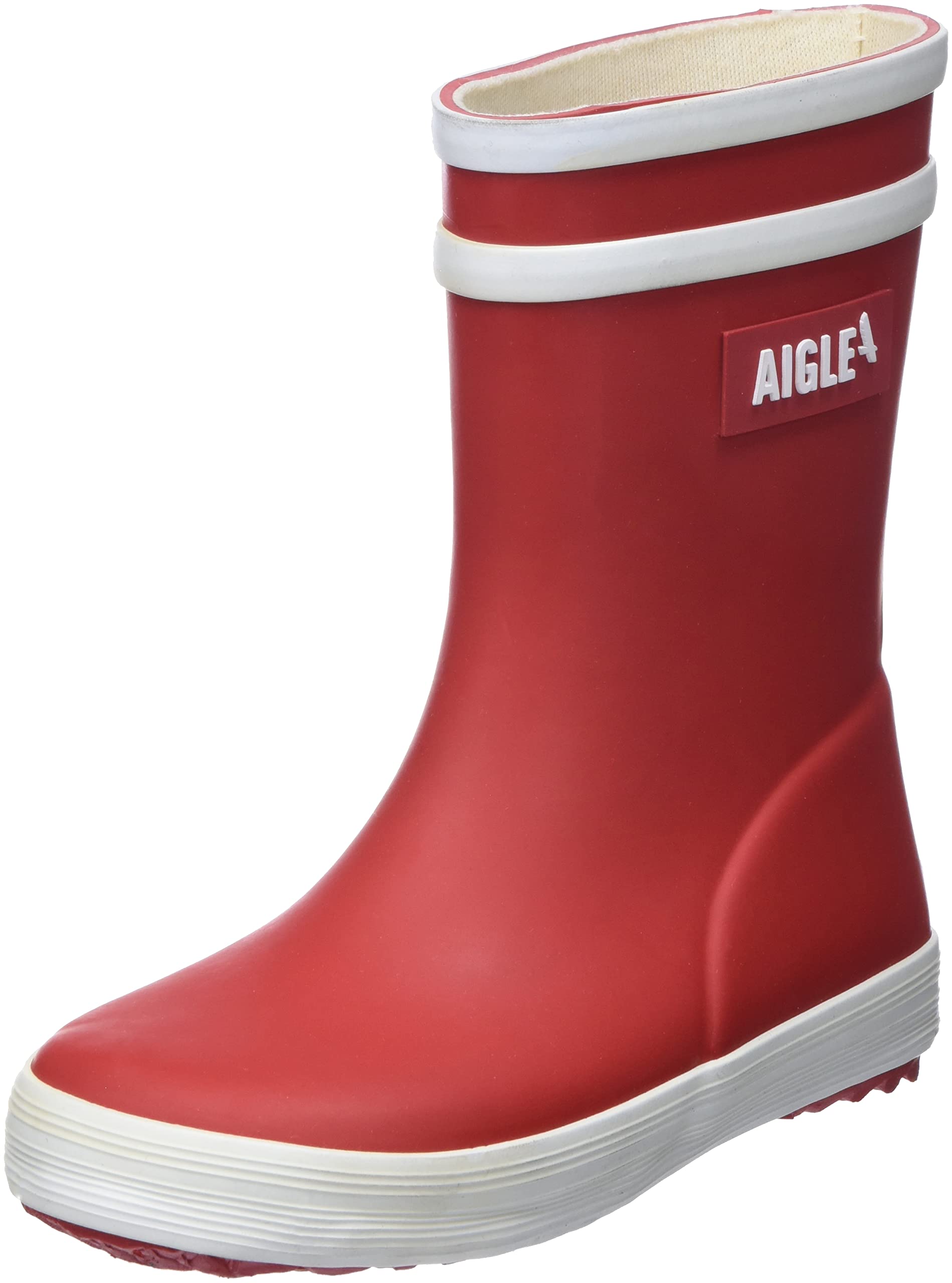 Aigle Baby Flac 2 Unisex Children's Rain Boots, Red New, 3.5 UK